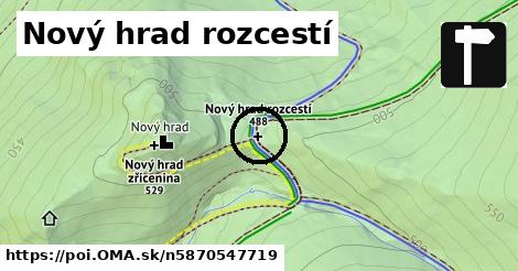 Nový hrad rozcestí