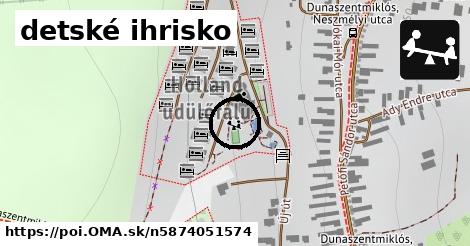 detské ihrisko