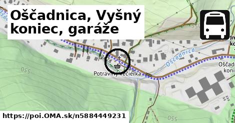 Oščadnica, Vyšný koniec, garáže