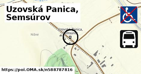 Uzovská Panica, Semsúrov