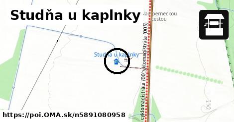 Studňa u kaplnky