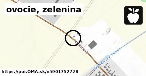 ovocie, zelenina