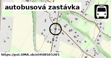 autobusová zastávka