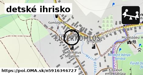 detské ihrisko