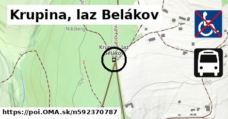 Krupina, laz Belákov