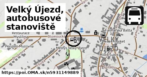 Velký Újezd, autobusové stanoviště