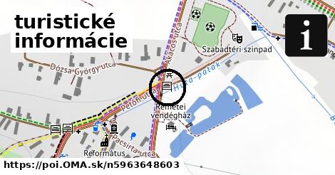 turistické informácie