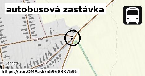 autobusová zastávka