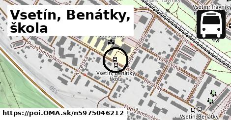 Vsetín, Benátky, škola