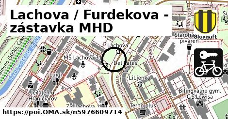 Lachova / Furdekova - zástavka MHD