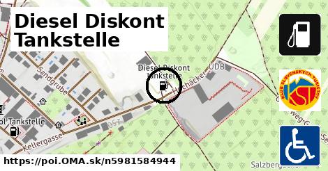 Diesel Diskont Tankstelle