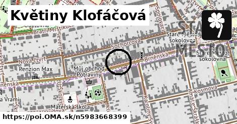 Květiny Klofáčová