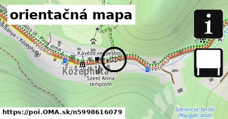 orientačná mapa