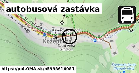 autobusová zastávka