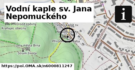 Vodní kaple sv. Jana Nepomuckého