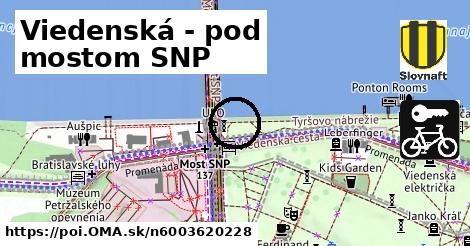 Viedenská - pod mostom SNP