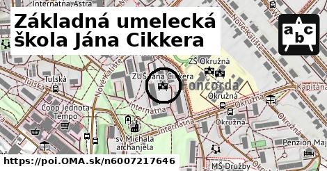 Základná umelecká škola Jána Cikkera