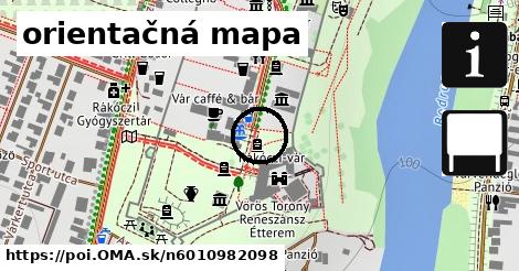 orientačná mapa