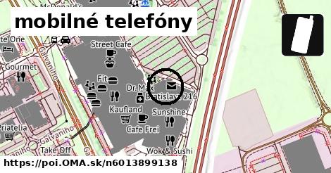 mobilné telefóny