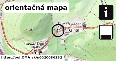 orientačná mapa