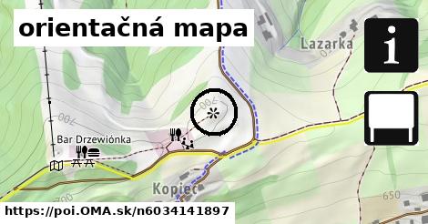 orientačná mapa