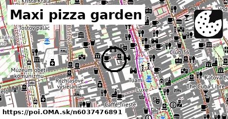 Maxi pizza garden