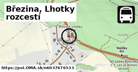 Březina, Lhotky rozcestí