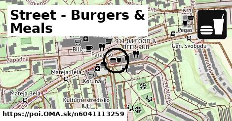 Street - Burgers & Meals