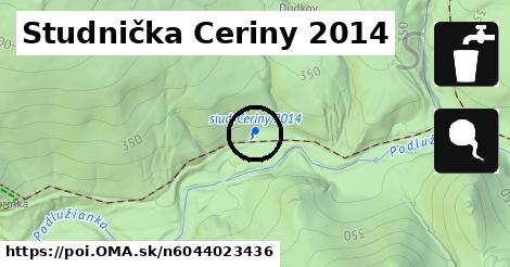 Studnička Ceriny 2014