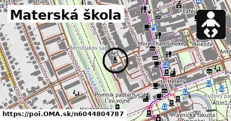 Materská škola