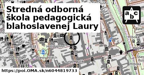 Stredná odborná škola pedagogická blahoslavenej Laury