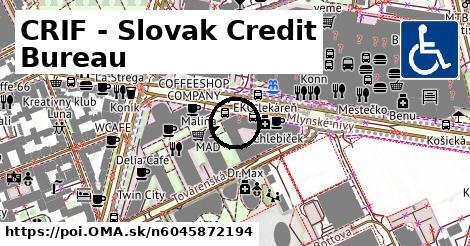 CRIF - Slovak Credit Bureau