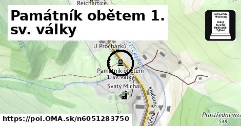 Památník obětem 1. sv. války