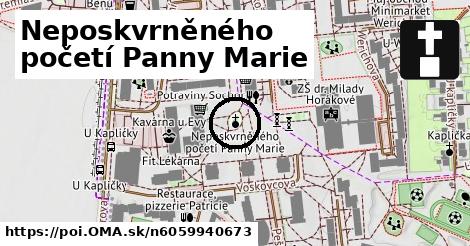 Neposkvrněného početí Panny Marie