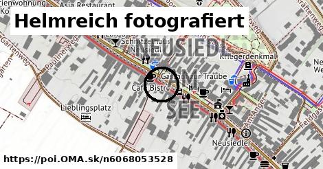 Helmreich fotografiert