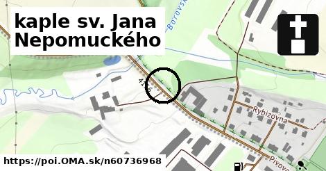 kaple sv. Jana Nepomuckého