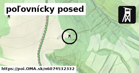 poľovnícky posed