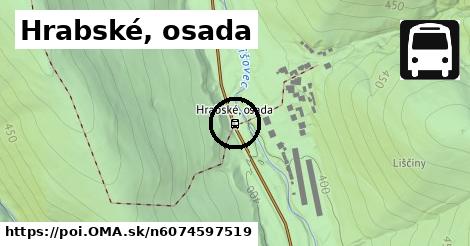 Hrabské, osada