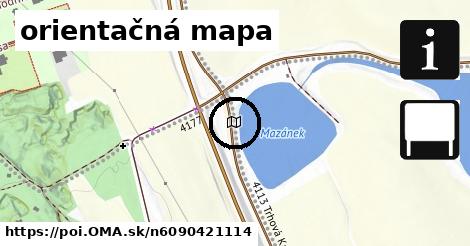 orientačná mapa