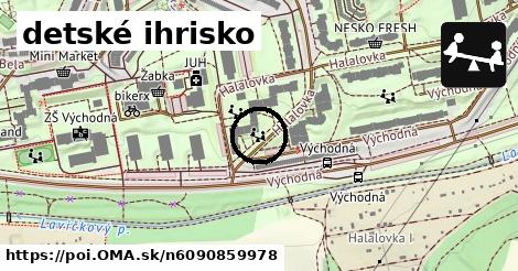 detské ihrisko