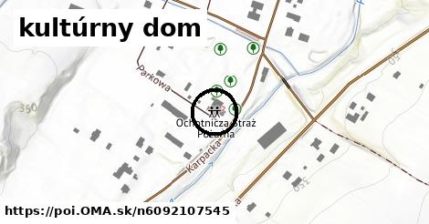 kultúrny dom