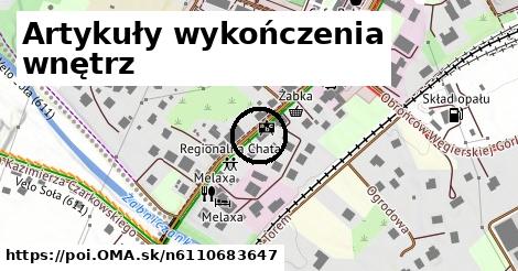 Artykuły wykończenia wnętrz