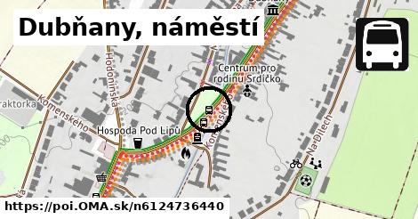 Dubňany, náměstí