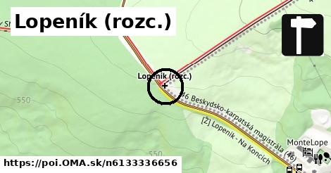 Lopeník (rozc.)