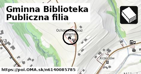 Gminna Biblioteka Publiczna filia