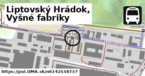 Liptovský Hrádok, Vyšné fabriky