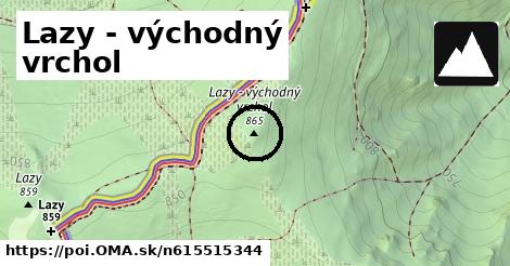 Lazy - východný vrchol