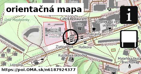 orientačná mapa