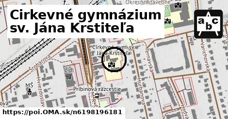 Cirkevné gymnázium sv. Jána Krstiteľa