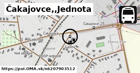 Čakajovce,,Jednota